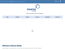 Tablet Screenshot of mooresmetals.com